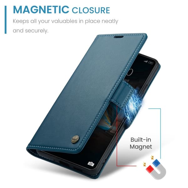 CASEME Plånboksfodral Xiaomi 14 - Blå