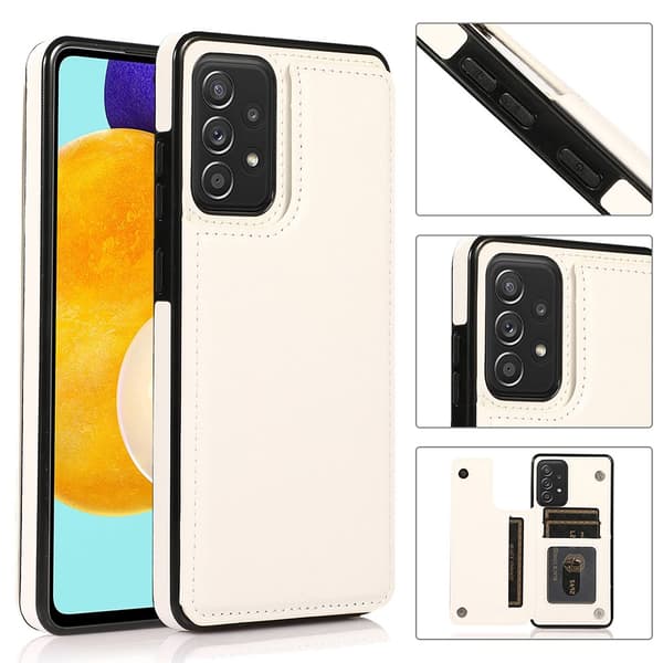 Samsung Galaxy A13 4G - Stilrent Praktiskt Skal med Korthållare