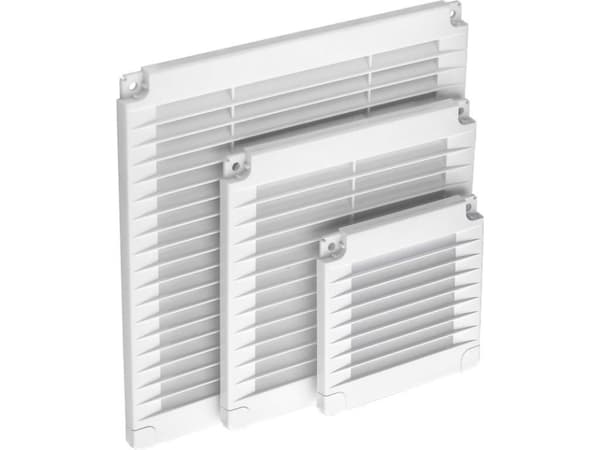 airRoxy Grille med hetter 250x250 hvit 02-322