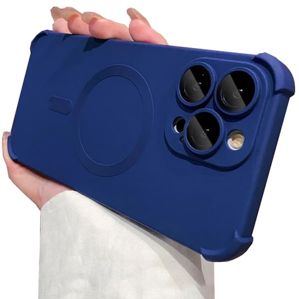 iPhone 13 - Silikonskal med Magnetiskt Stötskydd