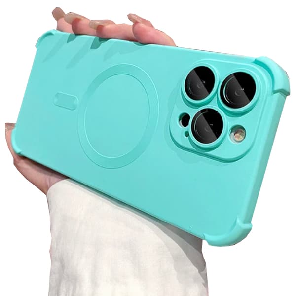 iPhone 14 Pro - Silikonskal med Magnetiskt Stötskydd