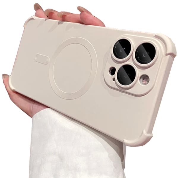 iPhone 13 - Silikonskal med Magnetiskt Stötskydd