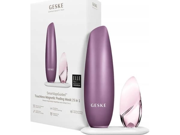 Geske 5in1 magnetisk kontaktlös mask skrubb (rosa)