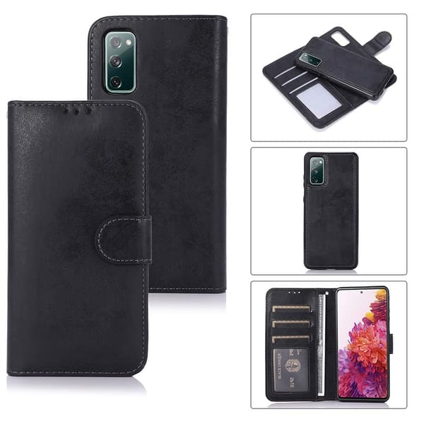 Samsung Galaxy S20 FE - Genomtänkt LEMAN Plånboksfodral