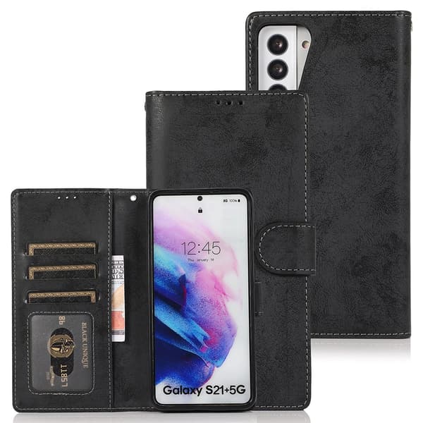Genomtänkt Plånboksfodral (LEMAN) - Samsung Galaxy S21 Plus