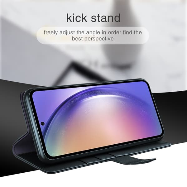 Äkta Läderfodral Samsung Galaxy A55 Brun