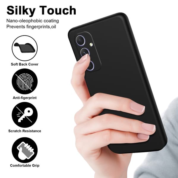Silikonskal Samsung Galaxy A55 Svart