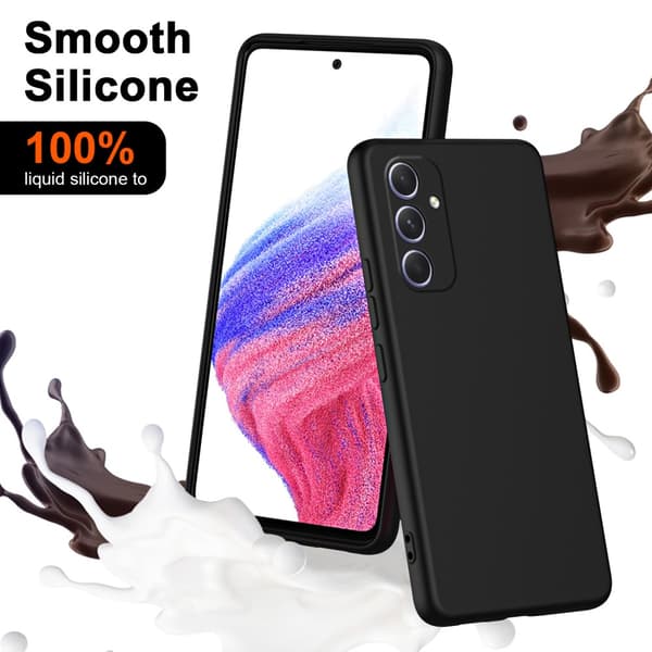 Silikonskal Samsung Galaxy A55 Svart