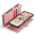 Miniatyrbild 5 av 9: CaseMe Multi-Slot 2 i 1 Plånboksfodral Samsung Galaxy A55 Rosa