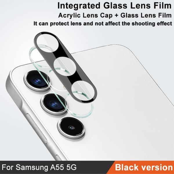 Imak Härdat Glas Linsskydd Samsung Galaxy A55 Svart