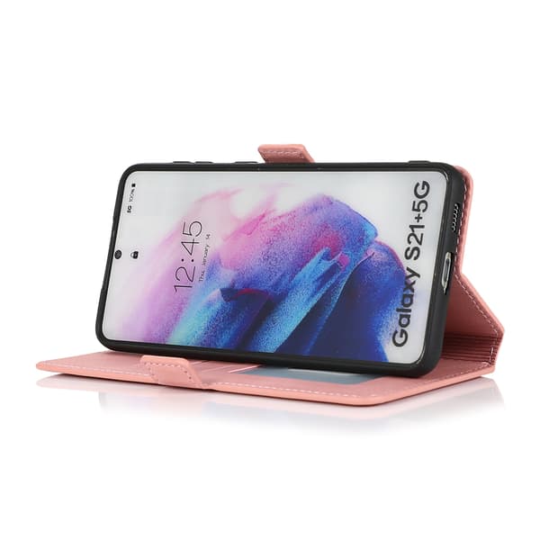 Samsung Galaxy S21 - Prisklassad FLOVEME Plånboksfodral
