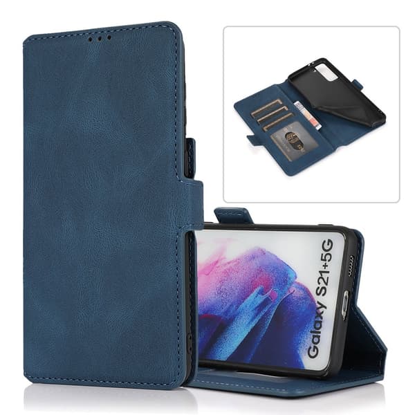 Samsung Galaxy S21 - Prisklassad FLOVEME Plånboksfodral