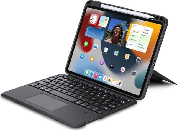Dux Ducis nettbrettetui DUX DUCIS DK sammenleggbart etui med trådløst tastatur for iPad 4/5/iPad Pro 11 (2018/2020/2021/2022) sort