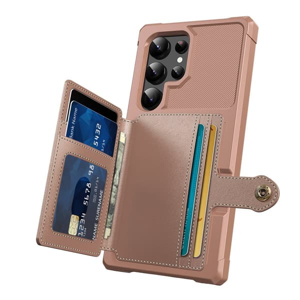Samsung Galaxy S24 Ultra - Elegant Plånboksfodral Läder i Snygga Färgval