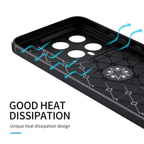 Til Xiaomi 14 TPU Deksel Med Fingerring - Svart
