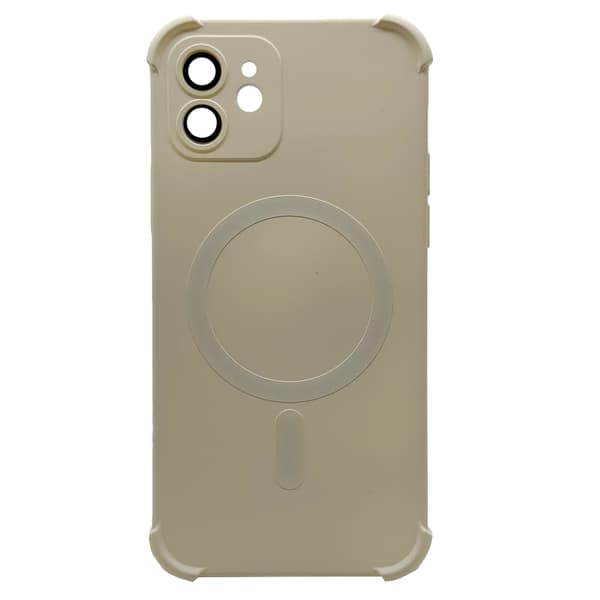 iPhone 12 - Silikonskal med Magnetiskt Stötskydd