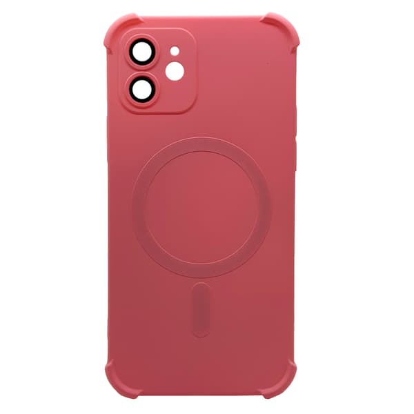 iPhone 12 - Silikonskal med Magnetiskt Stötskydd