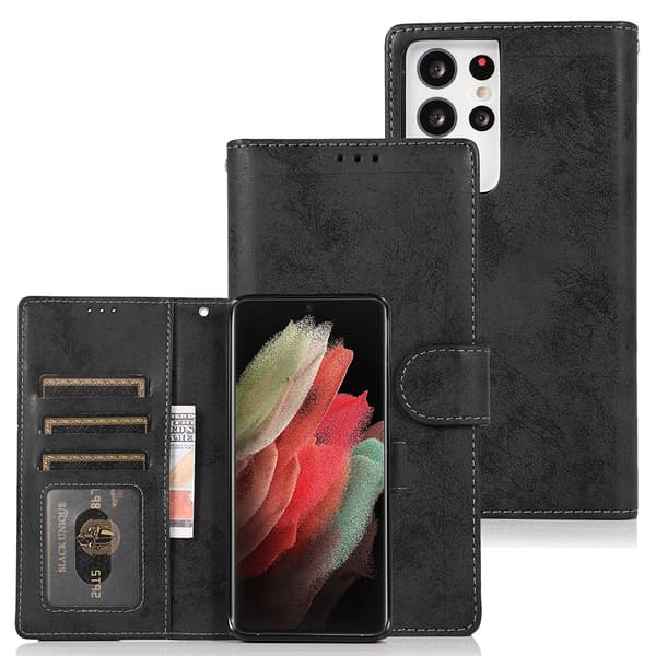 Smidigt Plånboksfodral - Samsung Galaxy S21 Ultra