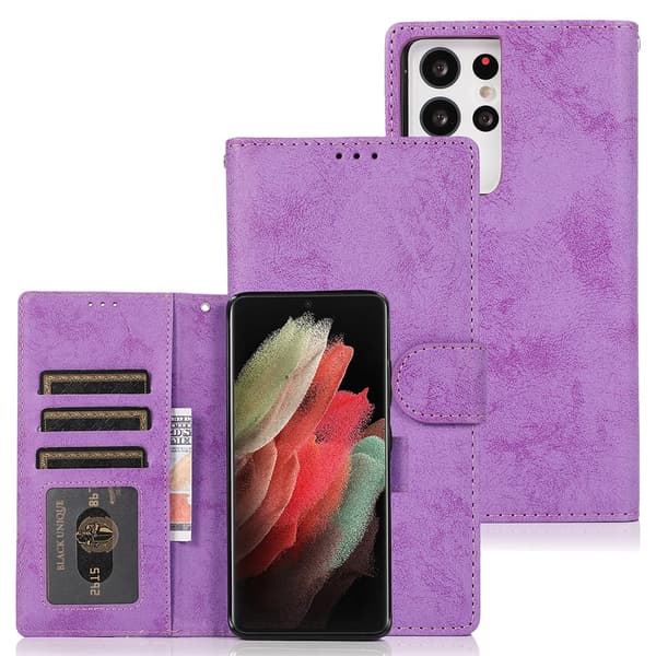 Smidigt Plånboksfodral - Samsung Galaxy S21 Ultra