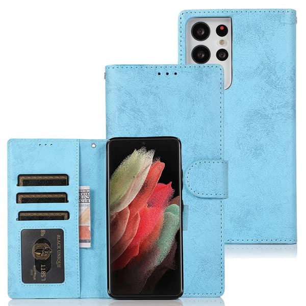 Smidigt Plånboksfodral - Samsung Galaxy S21 Ultra