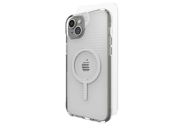 ZAGG Luxe Snap - Skyddsfodral baksidesskydd för mobiltelefon - MagSafe-kompatibilitet - klar - för Apple iPhone 15 Plus