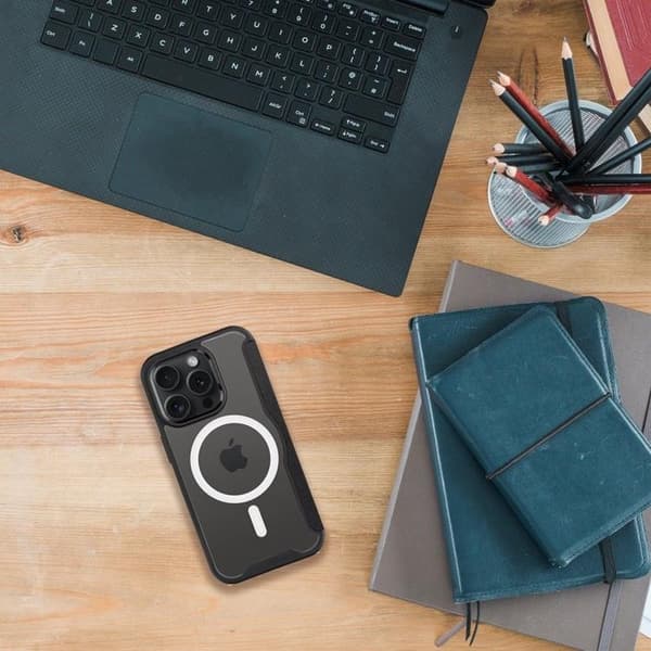 iPhone 12 Pro Plånboksfodral Magsafe Smart - Svart