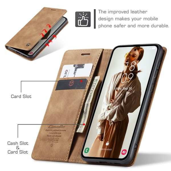 CASEME Retro Pung Taske til Samsung Galaxy A35