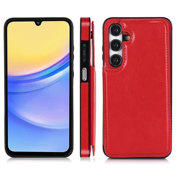 Samsung A15 4G/5G Stilrent Skal med Plånbok/Kortfack