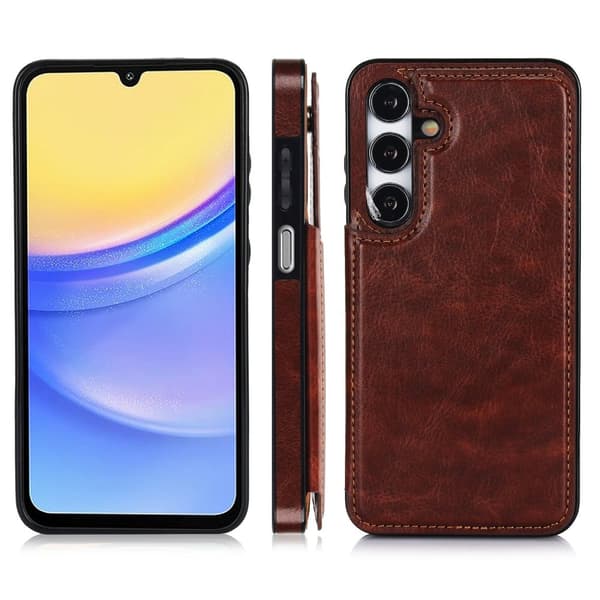 Samsung A15 4G/5G Stilrent Skal med Plånbok/Kortfack