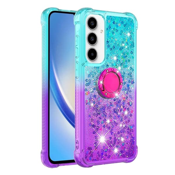 YB Quicksand Series-8 til Samsung Galaxy A35 TPU Cover Glitter