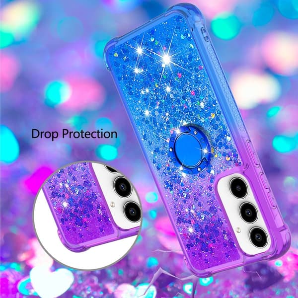 YB Quicksand Series-8 för Samsung Galaxy A35 TPU-skal Glitter