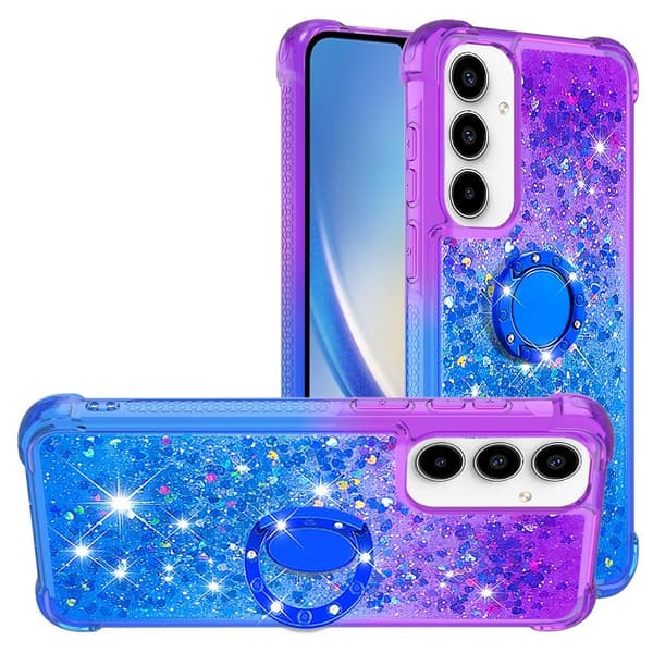 YB Quicksand Series-8 för Samsung Galaxy A35 TPU-skal Glitter