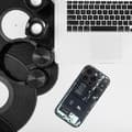 Miniatyrbild 5 av 6: iPhone 13 Mini Mobilskal Tech Pattern 1
