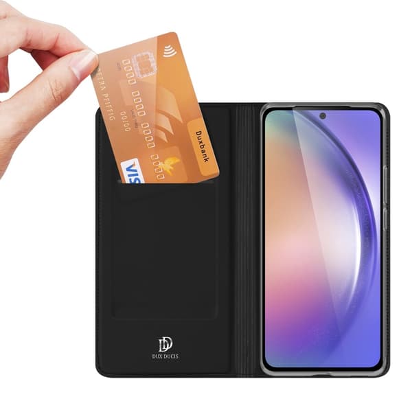 DUX DUCIS -sarjan kotelo korttipaikalla Samsung Galaxy A55