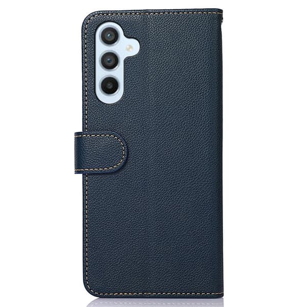 KHAZNEH Plånboksfodral till Samsung Galaxy A55 - Blå/Brun