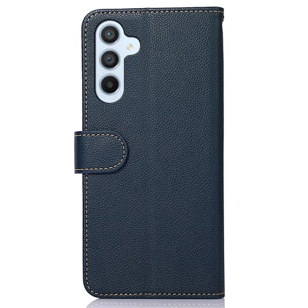 KHAZNEH Plånboksfodral till Samsung Galaxy A35 - Blå/Brun