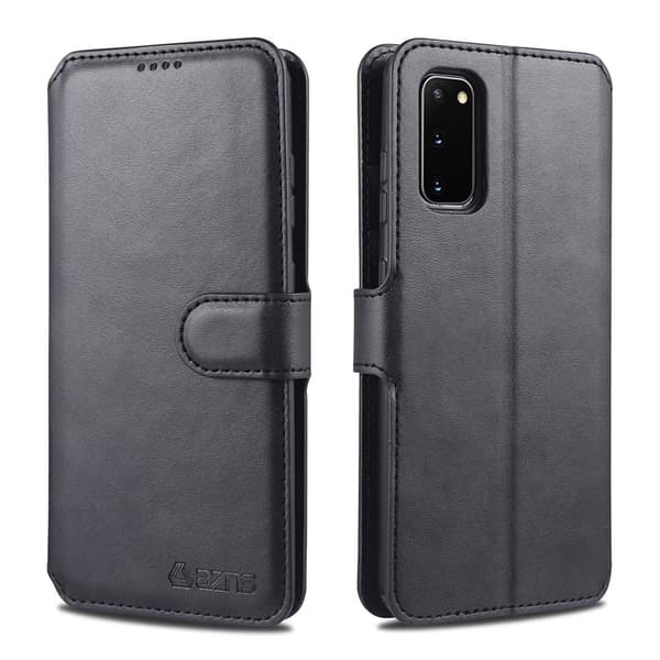 Samsung Galaxy S20 FE - Yazunshi's Stilrena Smidiga Plånboksfodral Svart