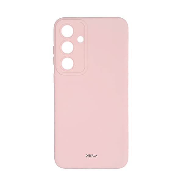 Onsala Galaxy S24 Mobilskal Silikonkänsla - Rosa