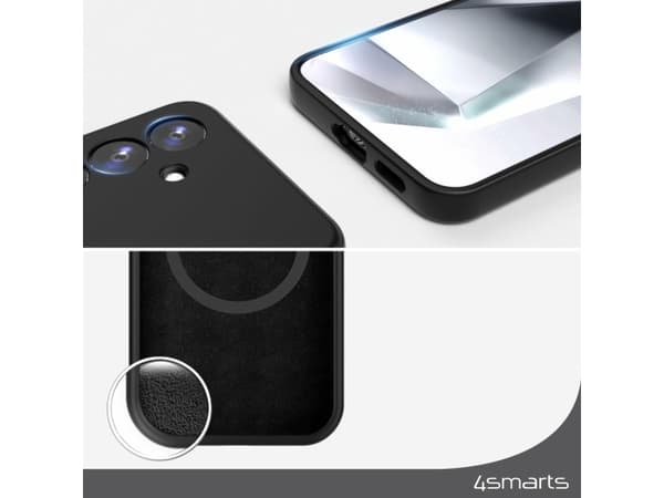 4smarts 541028, Cover, Samsung, Galaxy A55, 16.8 cm (6.6"), Black