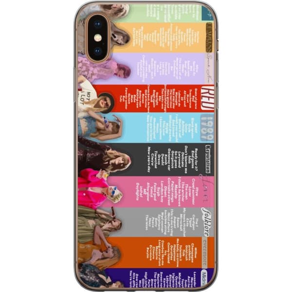 Apple iPhone XS Max Gjennomsiktig deksel Taylor Swift