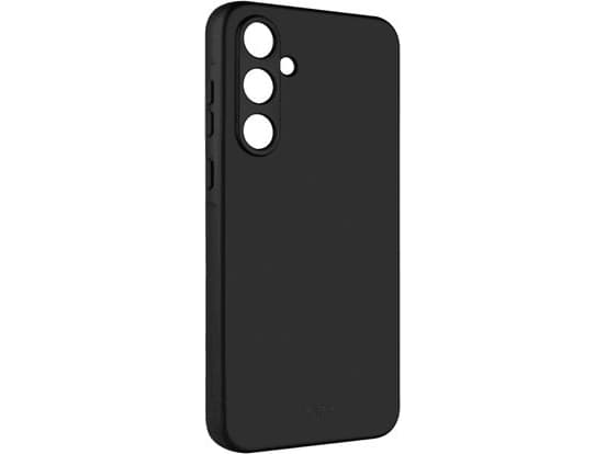 Fixed Story - Baksidedeksel for mobiltelefon - rubberized - bløt gummi - svart - for Samsung Galaxy A35