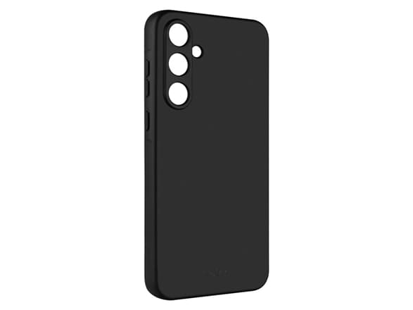 Fixed Story - Baksidedeksel for mobiltelefon - rubberized - bløt gummi - svart - for Samsung Galaxy A35