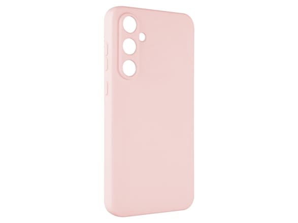 Fixed Story - Baksidedeksel for mobiltelefon - bløt gummi - rosa - for Samsung Galaxy A55