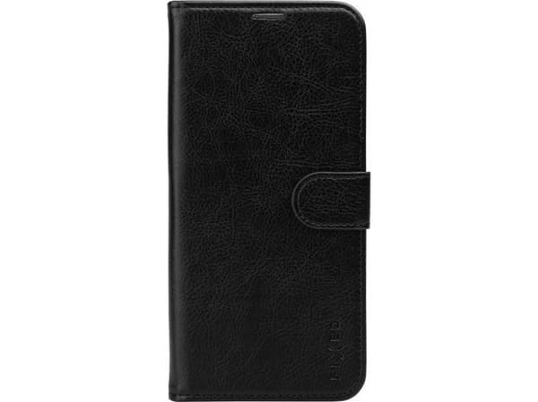 FIXED Opus - Vikbart fodral för mobiltelefon - konstläder - svart - för Xiaomi POCO X6 Pro