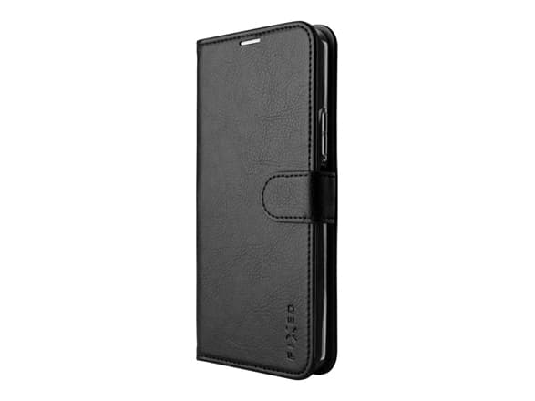 FIXED Opus - Vikbart fodral för mobiltelefon - konstläder - svart - för Xiaomi POCO X6 Pro