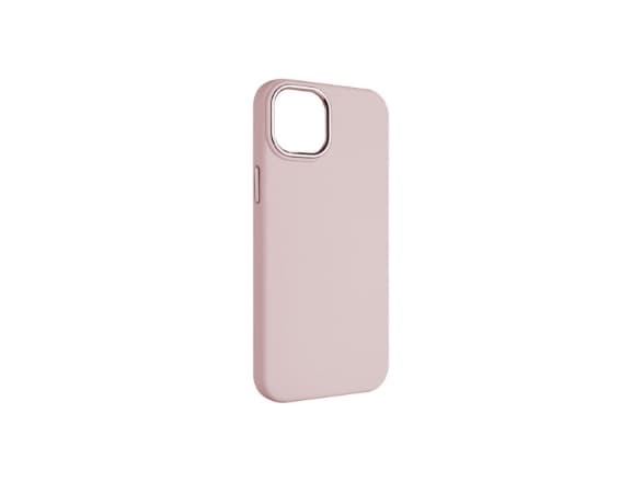 Fixed MagFlow - Baksidedeksel for mobiltelefon - MagSafe-samsvar - væskesilikon - rosa - for Apple iPhone 15 Plus