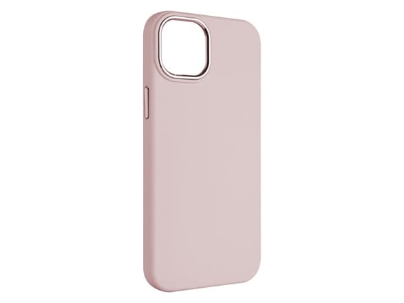 Fixed MagFlow - Baksidedeksel for mobiltelefon - MagSafe-samsvar - væskesilikon - rosa - for Apple iPhone 15 Plus