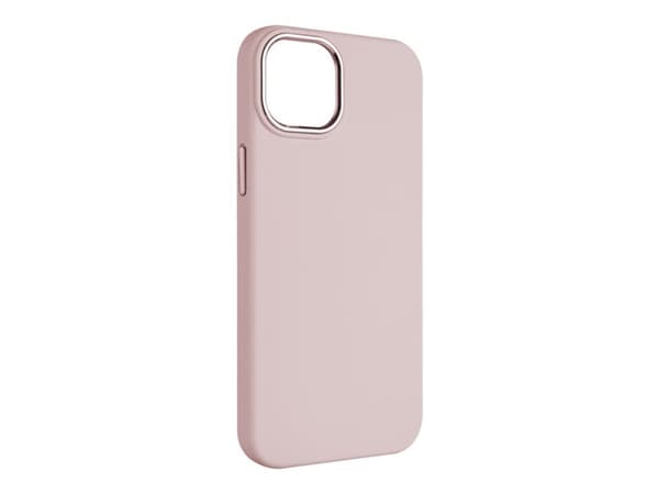 Fixed MagFlow - Baksidedeksel for mobiltelefon - MagSafe-samsvar - væskesilikon - rosa - for Apple iPhone 15 Plus
