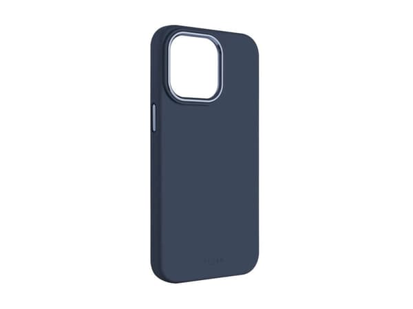 Fixed | MagFlow | Back cover | Apple | iPhone 15 Pro | Liquid silicon | Blue