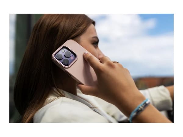 Fixed Fixed | MagFlow | Back cover | Apple | iPhone 15 | Liquid silicon | Pink